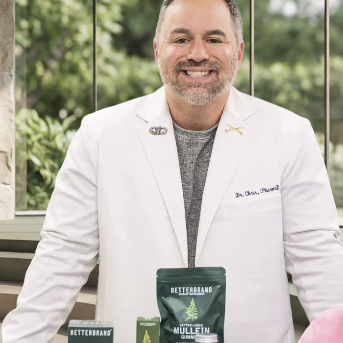 Dr. Chris, PharmD, founding pharmacist at Betterbrand